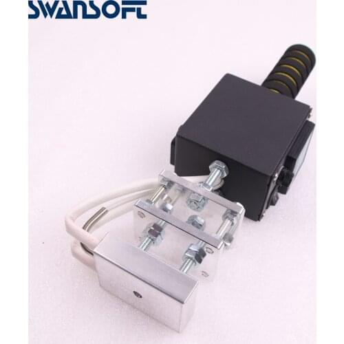 SWANSOFT Manual Handheld Leather Wood Paper LOGO Hot Foil Stamping Creasing Embossing Machine Heat Press Machine Branding Iron