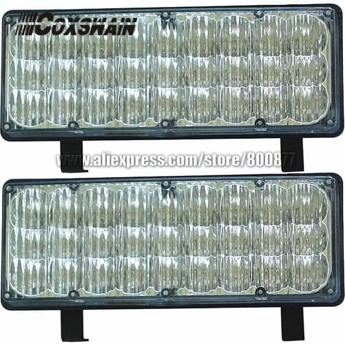 LED External Grill Light for car, 54pcs LEDs, High brightness, waterproof, DC12V car warning light (TBD-GA-B936A)