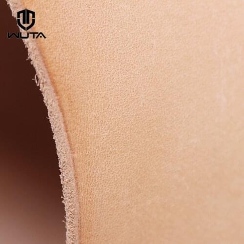 WUTA Italy Tuscany Imported 8/10oz Thickness Shoulder Vegetable Tanned Leather Piece Craft DIY Belt Butt Cowhide Leather Pre-cut