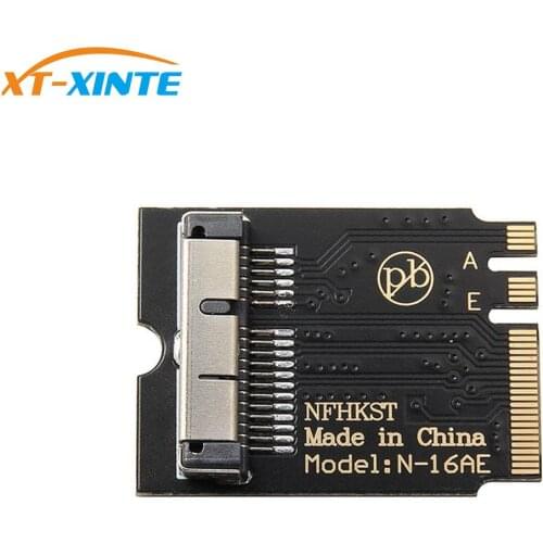 XT-XINTE Drive-free BCM943602CS BCM94360CS BCM94331CSAX BCM943224PCIEBT2 BCM94360CD Wireless Card to A+E Key Adapter Card