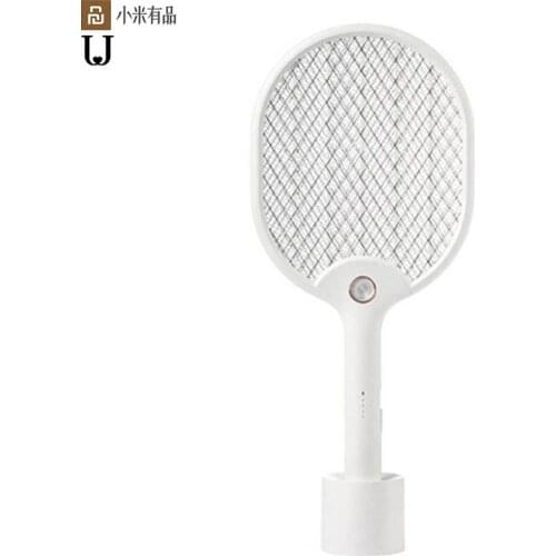 Youpin 3000V Electric Mosquito Swatter Anti-electric Shock Net USB Charging Mosquito Dispeller Portable Travel With Base Bracket