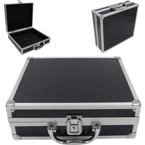 YUELONG Aluminum Tattoo Machine Kit Case Box Tool Box Makeup Carry Box Storage Case with Sponge for Tattoo Microblading supplies