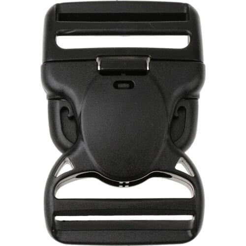 Nylon & Plastic Side Release Backpack Buckle Clips Sliders 2 Ladder Lock For Webbing Bag Case Fastener Replacement 50mm