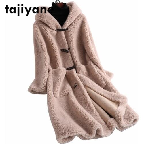 Coat Fur Real Wool Jacket Autumn Winter Coat Women Clothes 2021 Korean Vintage Streetwear Women Tops Sheep Shearling ZT3393