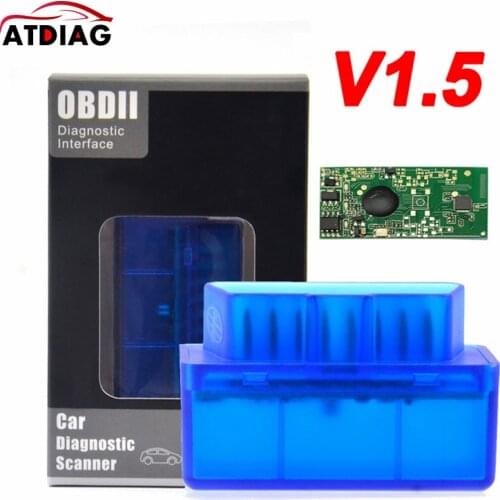 10pcs obd obd2 Hardware V1.5 PIC18F25K80 ELM327 Bluetooth Auto Diagnostic Scanner Works Multi-Brand Cars