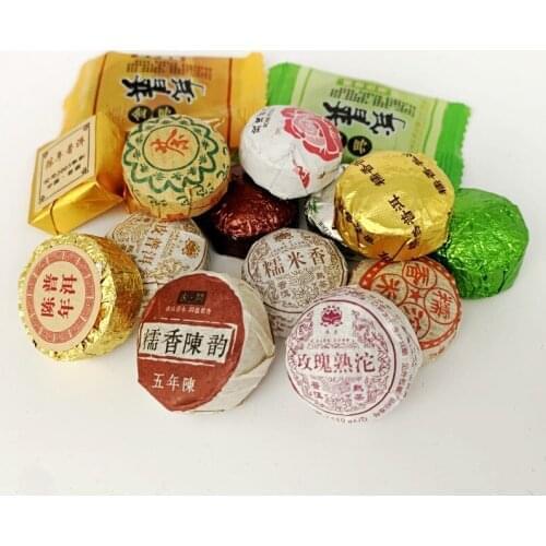16 Different Flavors Slimming Tea Chinese Herbal Flower Puer Tea High Quality Gifts