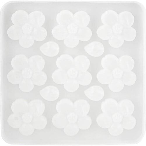 3D Flower Silicone Mold, Resin Epoxy Resin Mold, Flower Mold Is Used to Make DIY Craft Jewelry, Soap, Candle