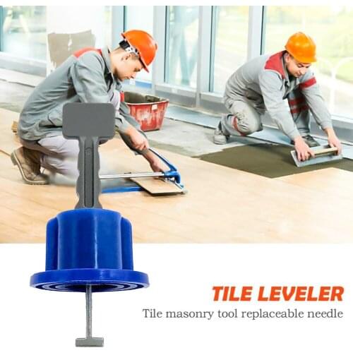 50 PCS Tile Floor Positioning Leveler Flat Ceramic Floor Stainless Steel Plastic Recyclable Leveling System Kit Tools