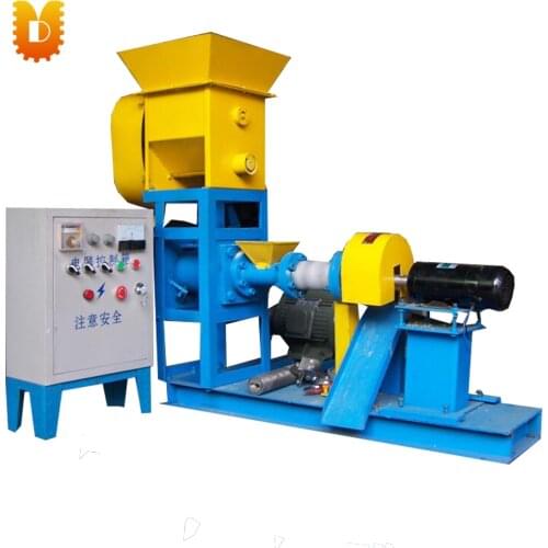 Small floating fish feed pellet extruder machine price