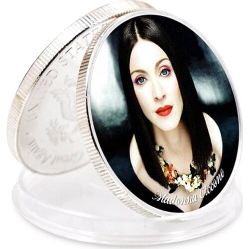 Art Ornament Madonna Siliver Plated Coin Challenge Coin Challenge Coin 2021 Holiday Gift Art Craft Gift