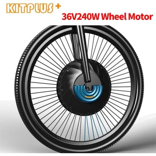 IMORTOR Hub Motor Wheel Front Wheel Ebike Kit Electric Bike Conversion Kit with Battery All In One Bicycle Motor Smart Wheel Kit