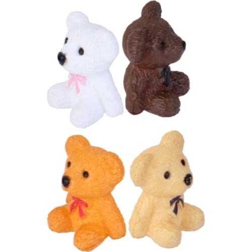 MagiDeal 10 Pcs Cute Bears Frogs Kangaroos Miniature Bonsai Craft Fairy Garden Micro Landscape DIY Moss Terrariums Ornament