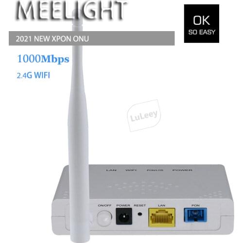 2021 NEW XPON ONU 1GE WIFI Gigalight Terminal Device Router English WEB FTTH compatible EPON GPON OLT HUAWE ZTE ETC
