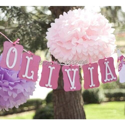 30 Colors For Pick 14" (35CM) Pom Poms Ball-Tissue Paper Pom Poms Decorative Flowers -Wedding-Birthday-Decorations-Baby shower