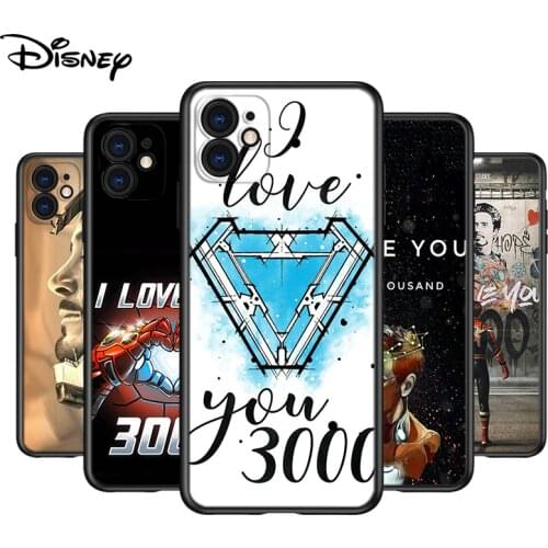 Silicone Cover Iron Man I Love You 3000 For Apple IPhone 12 Mini 11 Pro XS MAX XR X 8 7 6S 6 Plus 5S SE Phone Case