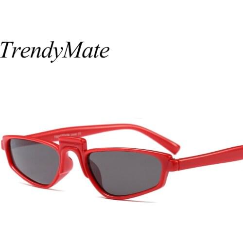 Retro Steampunk Sun Glasses Women Shades Vintage Eyewear Female Sunglasses 2018 Acetate White Frame Hipster Glasses Red 1166T