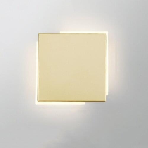 Modern LED Wall Lamps For Bedroom Bedside Lamp Living Room Corridor 8w Black/Gold Wall Lights Indoor Decor Lighting Fixtures