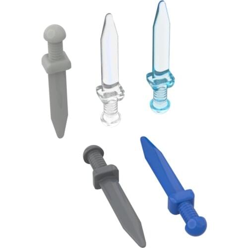 10PCS Building Blocks 95673 Sword With Thin High-Tech Bricks Assembles Particles DIY Assembly Parts Toys For Children Gift