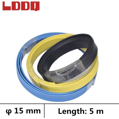 LDDQ 5m Shrinkable tube with glue Dia 15mm Heat shrink tubing Waterproof Wire wrap gaine thermo termo retractil Best Promotion