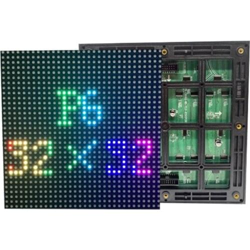 Outdoor P6 HD Full Color 192x192mm Module 32x32dots, 1 / 8 Scanning Waterproof Advertising Electronic Display Board Module