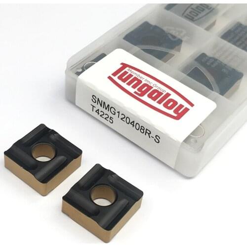 100% Original 10PCS SNMG120408R S T4225 High Quality Metal CNC Machine Parts Tool Carbide Inserts For Steel Parts Turning Tool