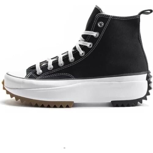 2021 Women Run Star Sneakers High Top Platform Women Sports Shoes White Black Casual Fashion Canvas Shoes Vulcanized Shoes Feme