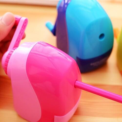 0519 Pencil Sharpener Hand Crank Manual Sharpening Desktop Home Office Gift
