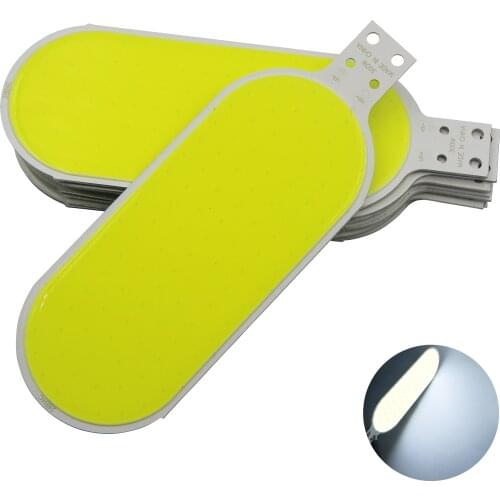 2019 new factory DC 12V 50W high power COB LED Panel light Racket size 20w cold white 6500k for auto DIY Lamp Light bulb