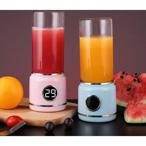 420ml Portable Screw Juicer Electric Juicer Machine Smoothie Blender Multi-function Electric Cup Juicer Quick Juicing Home Mixer