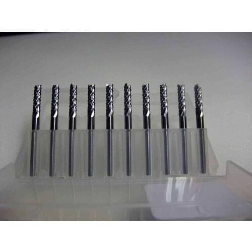5pcs 3.175*0.9*6mm Imported Tungsten Steel Knife Carving CNC Machine PCB Milling Cutter Bits,CNC Engraving Machine Tool