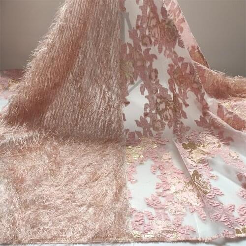 Big sale Embroidery designs high quality african cord lace french lace fabric of guipure lace fabric nigerian mesh lace ogs0001