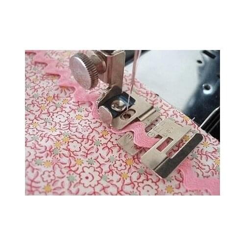 Household Sewing Machine Elastic Band Fabric Wrapping Edge Presser Foot Suitable Brother SINGER