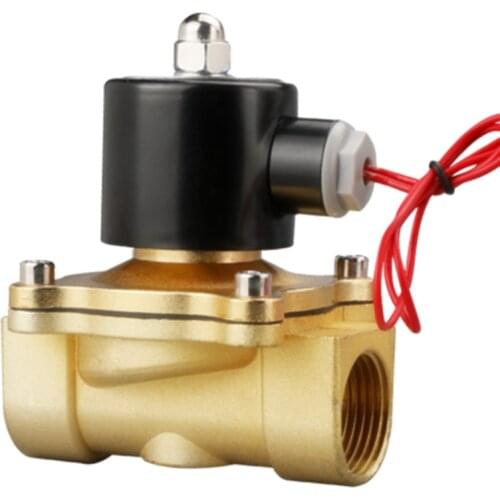 Electric Solenoid Valve 1/4" 3/8" 1/2" 3/4" 1" DN8/10/15/20/25/50 Normally Closed Pneumatic for Water Oil Air 12V 24V 220V 110V