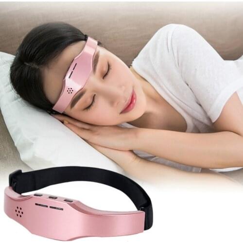 Electric Head Massager Sleep Monitor Migraine Relief Massager Insomnia Therapy Release Stress Sleep Therapy Device Sleeping