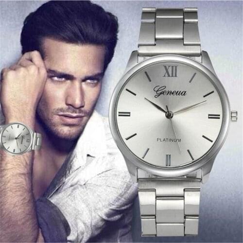 Hawcoar Mens Silver Watch
