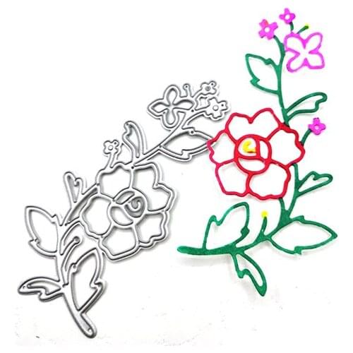 Julyarts Branches Flower Card Making Dies Craft Supplies For DIY Scrapbooking Decorative Embossing Handcraft Die Cutting
