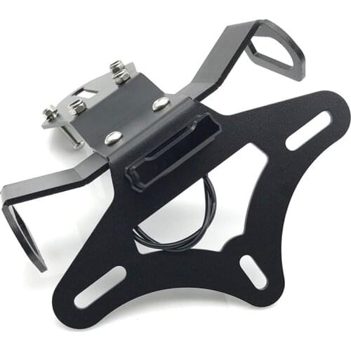 Motorcycle Rear License Plate Holder Bracket with Light for Kawasaki ZX-10R 2016-2020 Frame Tail Tidy Fender Eliminator