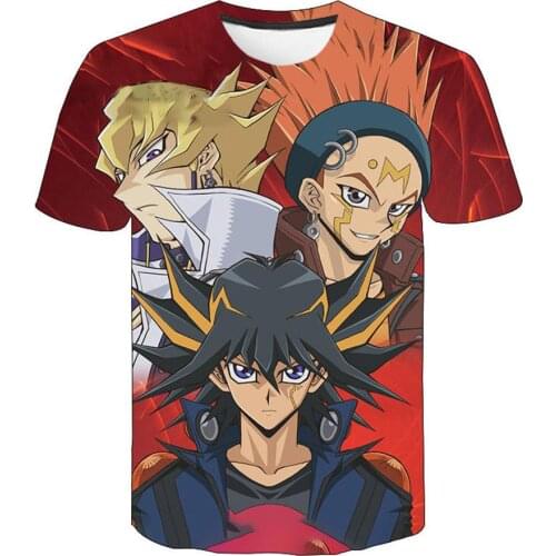Ashion Cool T Shirt Men/women Anime Yu Gi Oh Baru 3D Printed T-shirts Men/women Harajuku Style Tshirt Streetwear Oversized Tops