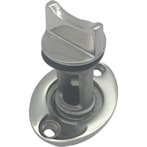 Stainless Steel Kayak Canoe Boat 1" Oval Drain Plug Bung with O Ring Seal