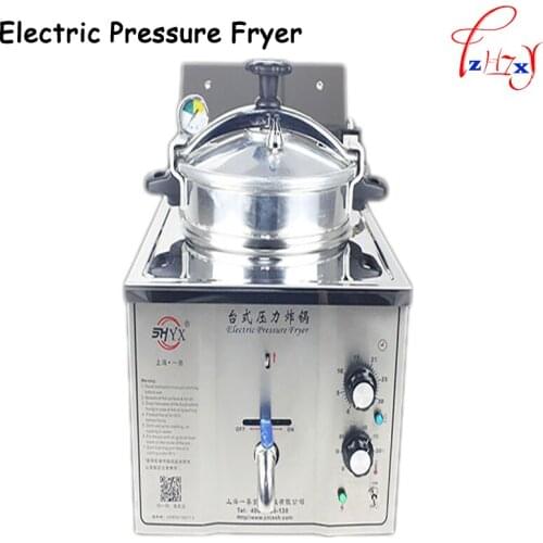 MDXZ-16 Stainless Steel Commercial Cooking Fried Chicken/ Duck/ Fish/ Meat/Vegetable /Chips Electric Pressure Fryer 16L 1PC