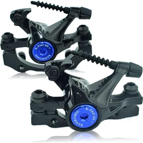 Mechanical Caliper Disc Brakes Mountain Bike Bearings Line Pulling Disc Brake 160/180MM