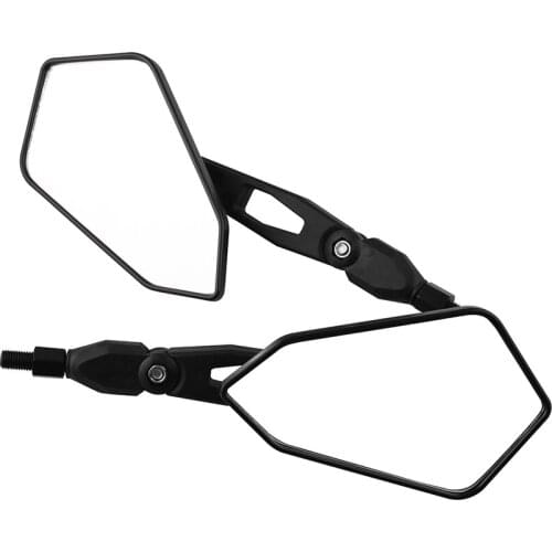 Motorcycle Modified Rearview side Mirrors For Suzuki Honda Kawasaki Yamaha Universal Rear Light Mirror