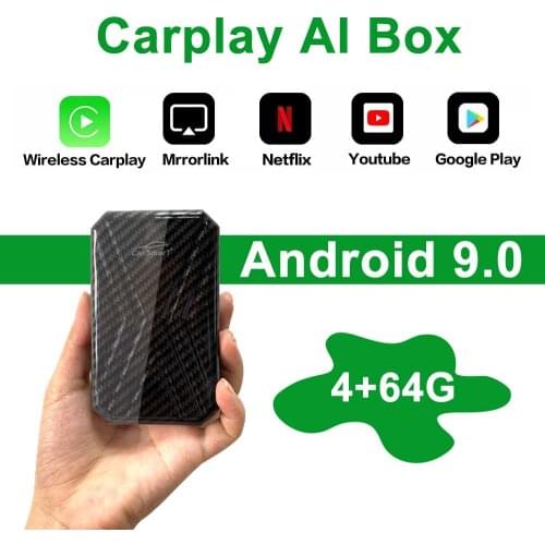 Multivan T6 Touareg Car Ai Box Multimedia Player Android 9 System 4+64G Applicable for Apple Carplay 2007-2012 Car TV GPS Box