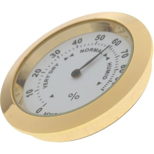 Durable Golden Guitars Hygrometer Humidity Meter for Acoustic/Wood Guitar Parts