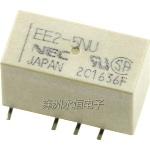 2PCS EE2-5NU NEC Relay Can Replace TX2SA-5V G6S-2F-5V