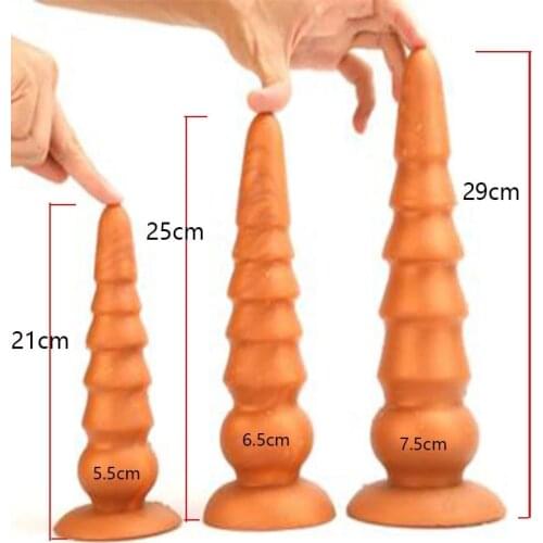 Silicone Big Butt Plug Anal Dildo Adult Male Prostate Massager G spot Clitoris Stimulator Huge Anal Plugs Sex Toys For Man Woman