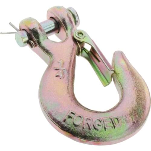 G70 1/4" Clevis Slip Hooks for ATV Quad Winch Cable Hook Tow Chain Towing
