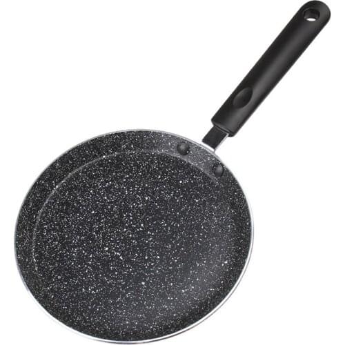 6/8 Inch Medical Stone Non-stick Frying Pan Aluminum Alloy And Scratch Resistant Maifan Stone Pan With Long Handle Cookware