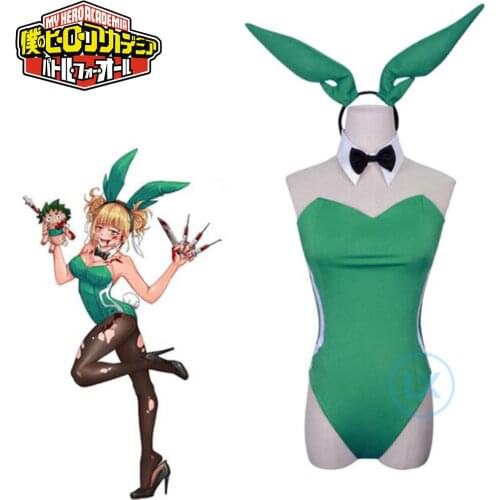 Anime My Hero Academia Himiko Toga Rabbit Girl Cosplay Costume Sexy Custom Halloween Christmas Uniform For Women Girls Cute