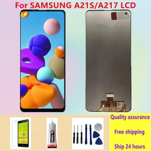 Original for Samsung Galaxy A21s Lcd Display Touch Screen Digitizer For Samsung A217 A217F Lcds